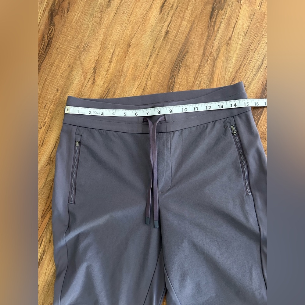 Athleta Headlands Hybrid Trek Mid Rise Jogger Track Pants Purple Grey Women 8 - Picture 10 of 12